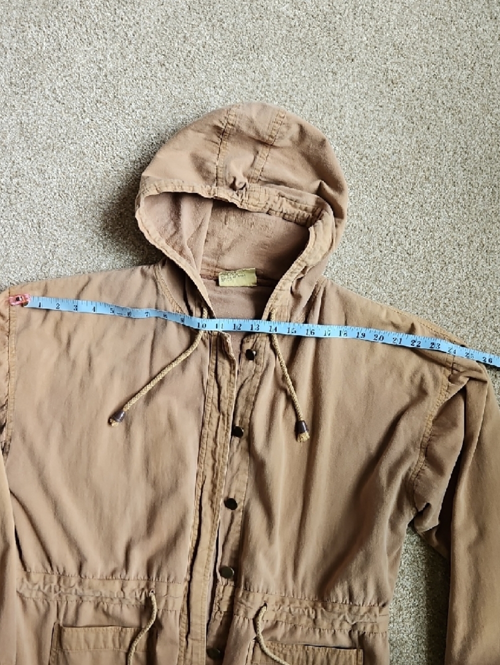 Neutral Zone Brand Size M Men's Hooded Performance Jacket - Brown - Picture 11 of 14